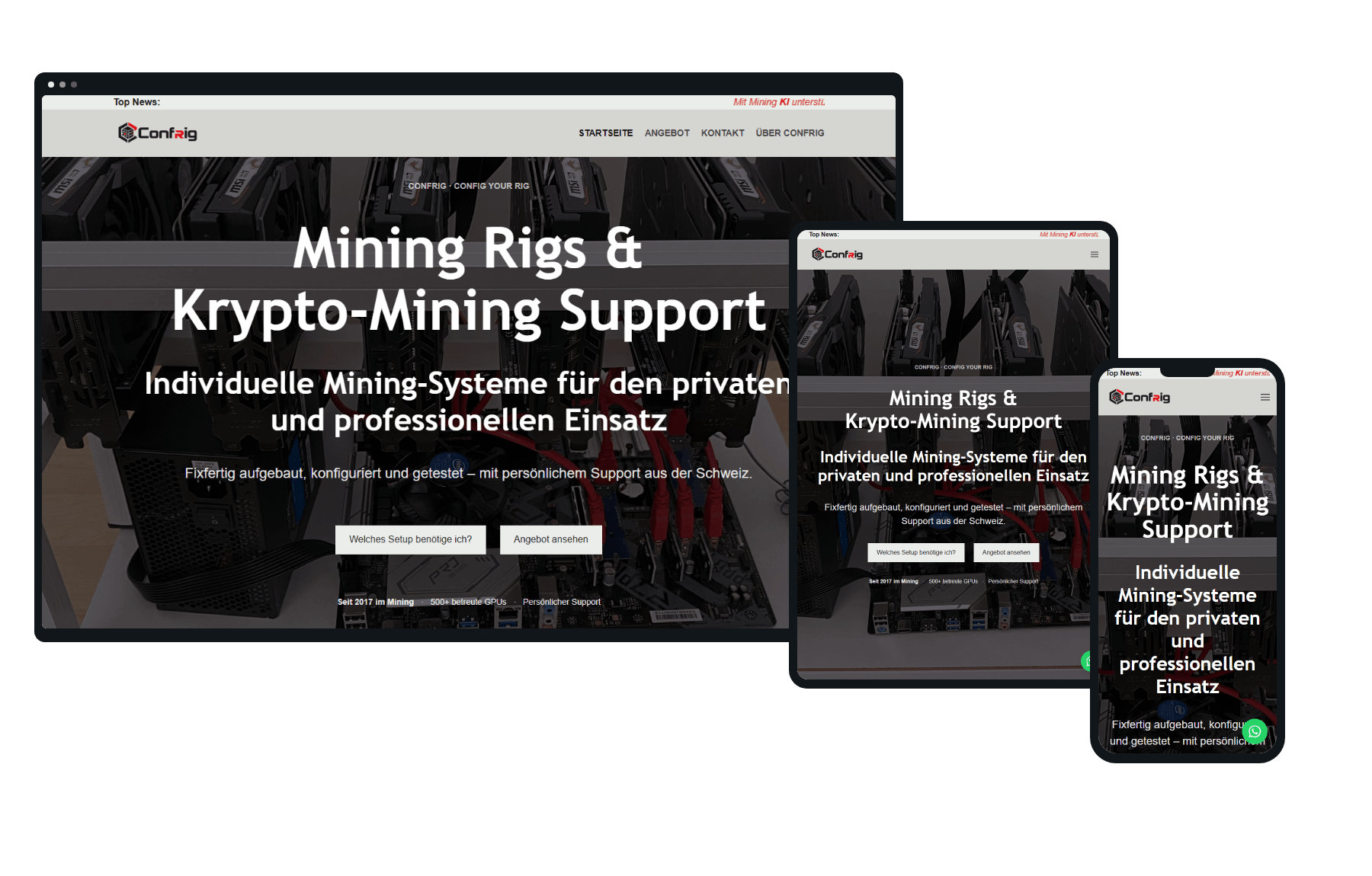 confrig.ch Website