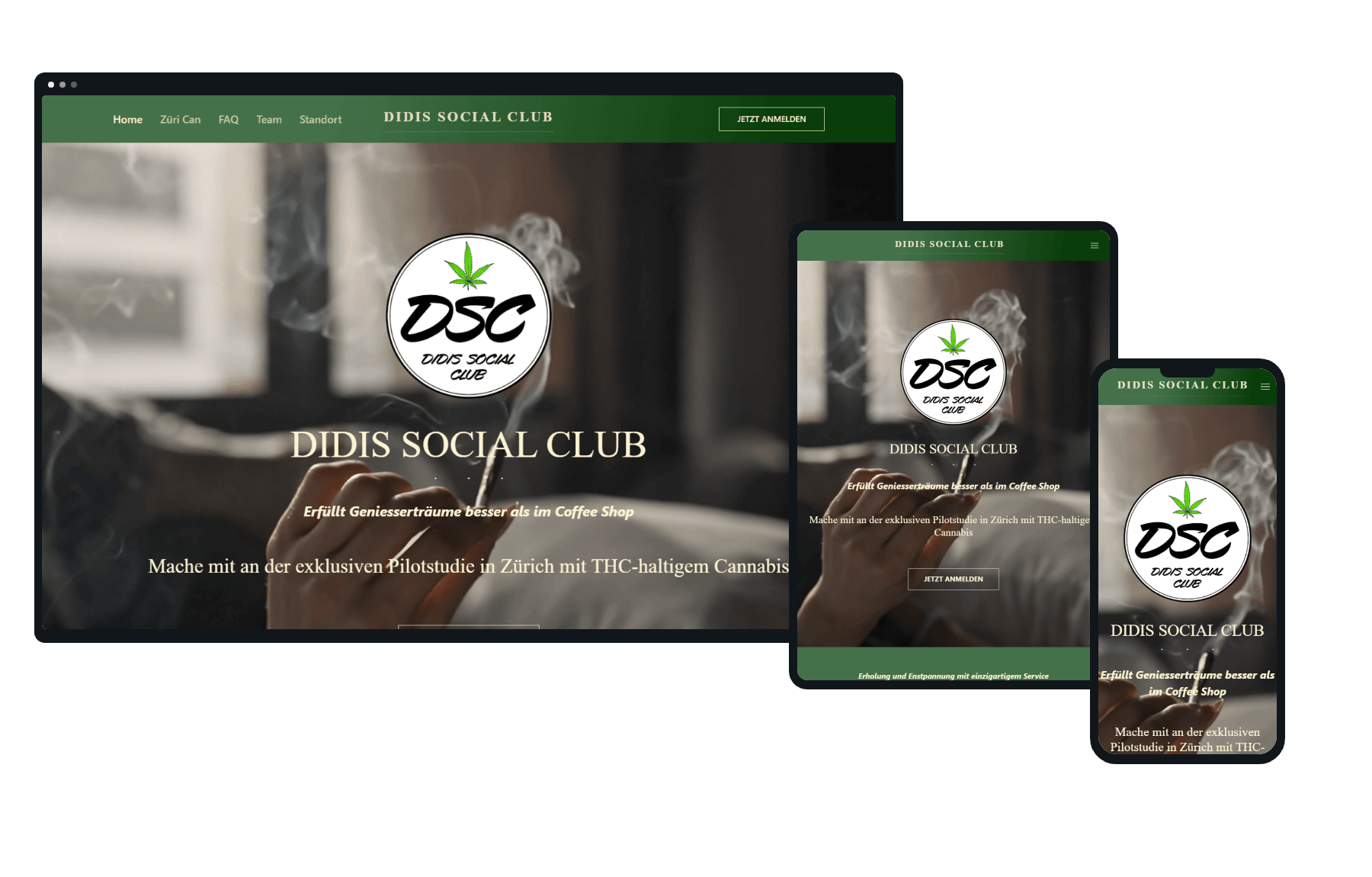 DSC Zürich Website